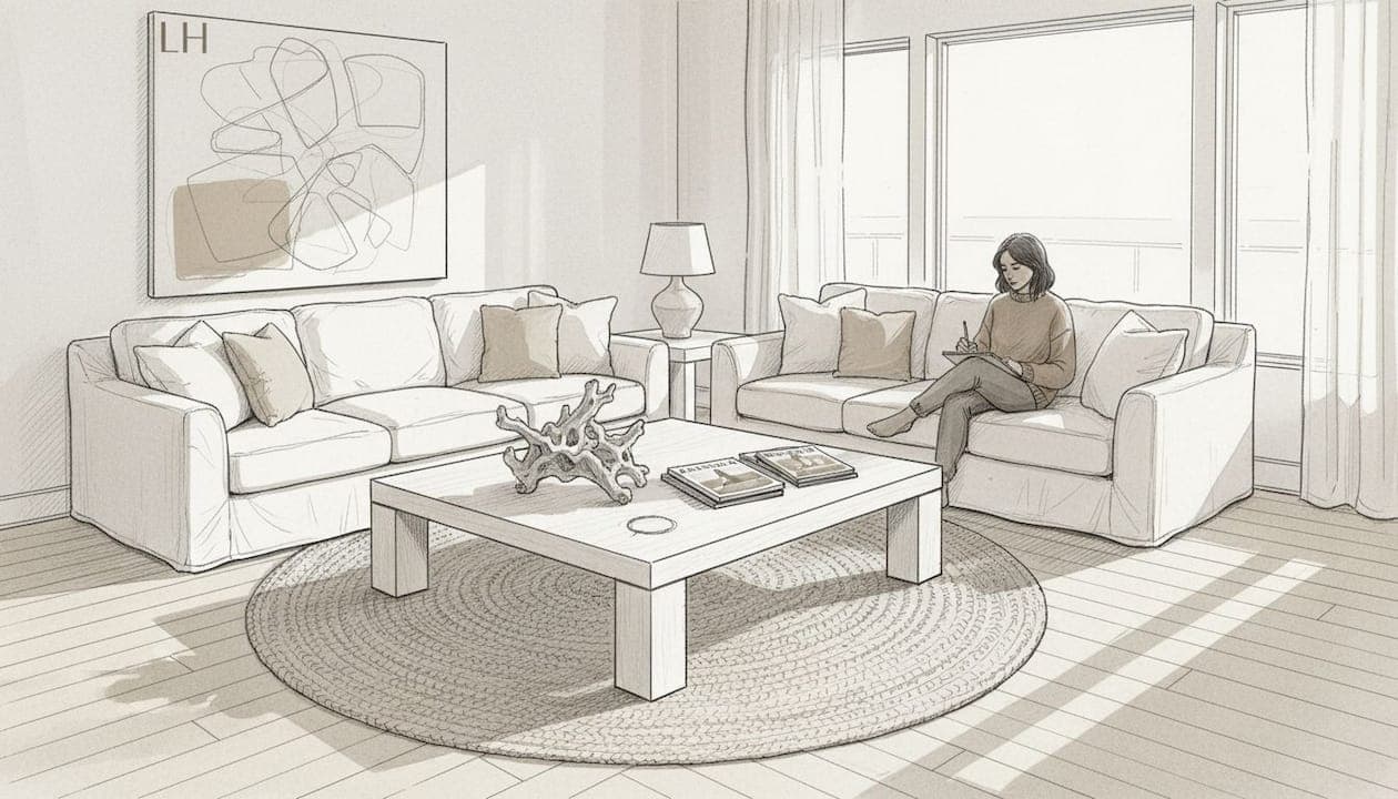 Examples of luxury furniture for coastal and organic modern spaces